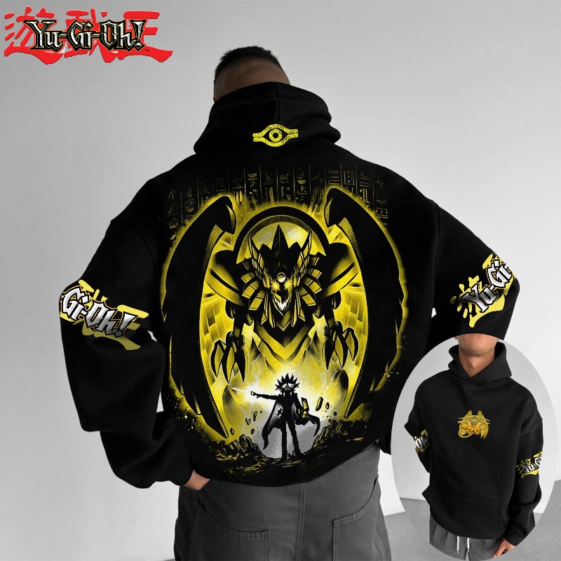 Anime Merch Hoodie - Hoodie Pria Tebal dan Lebar Bergaya