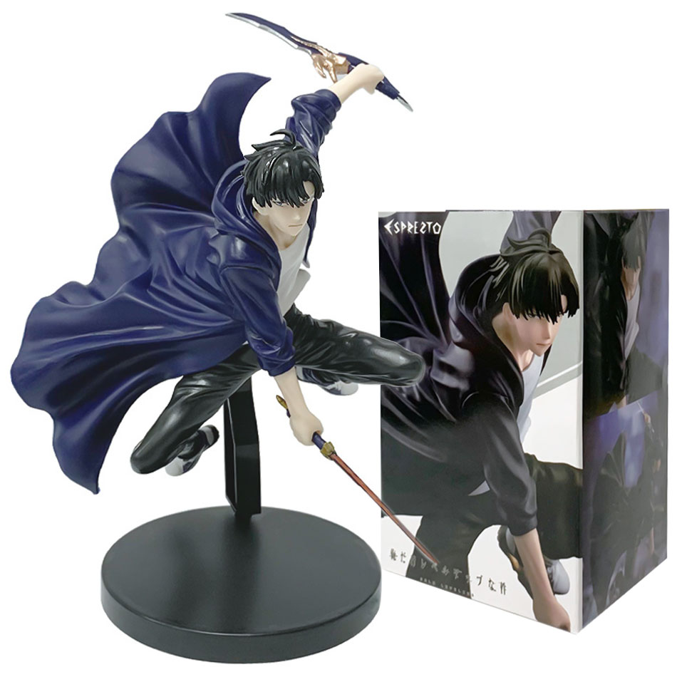 Anime Merchandise Solo Leveling - Figur Leveling Tunggal Anime 18Cm Mainan