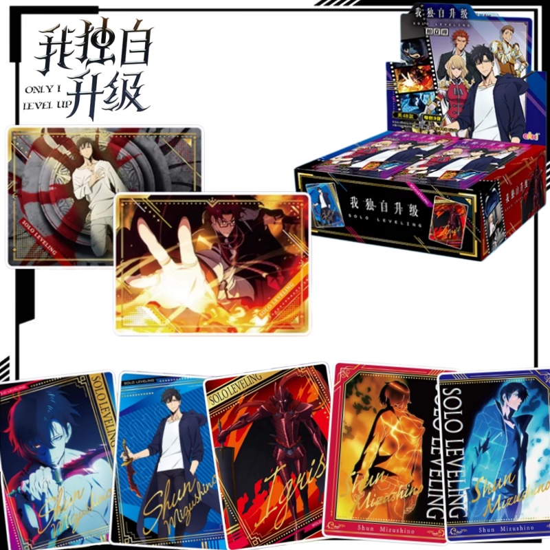 Anime Merchandise Solo Leveling - Kartu Koleksi Solo Leveling Kartun Sung