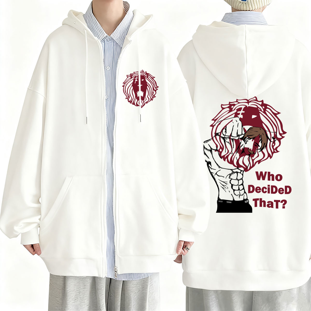 Anime Merch Hoodie - Anime The Seven Deadly Sins Lion's