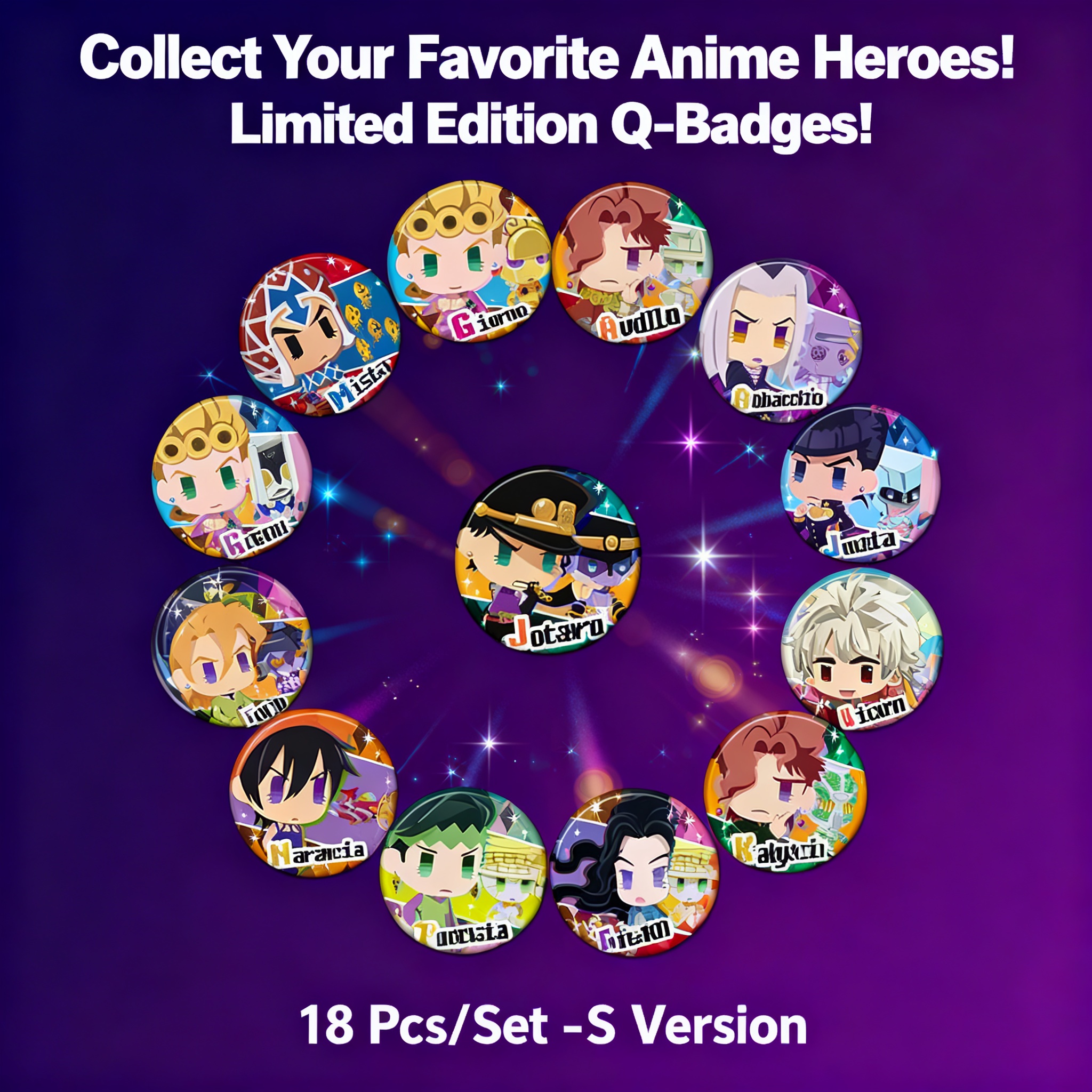 Anime Cosplay Merchandise - JoJo Bizarre Adventure Golden Wind Mirror