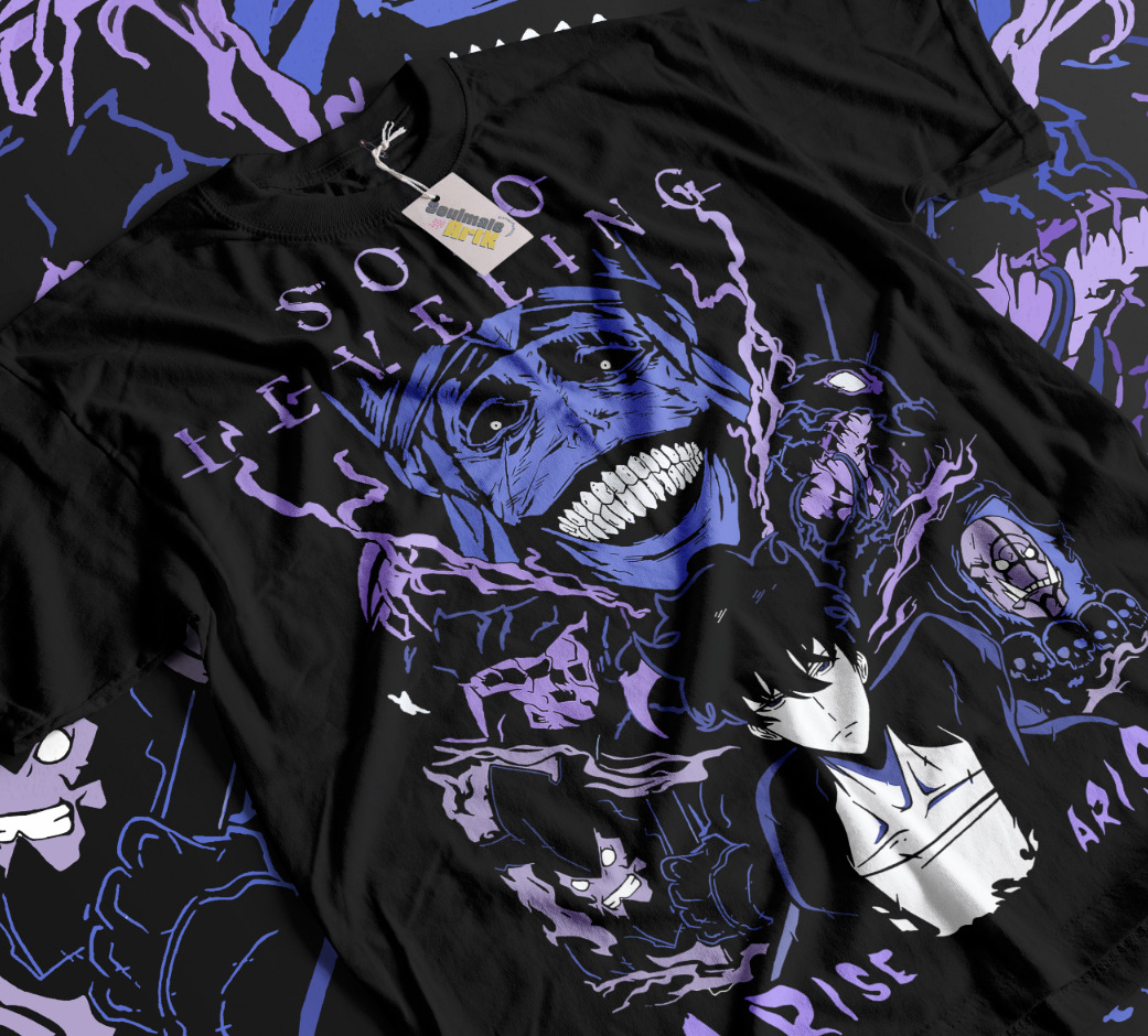 Anime Merchandise Solo Leveling - Solo Leveling T-Shirt Anime Manga Sung