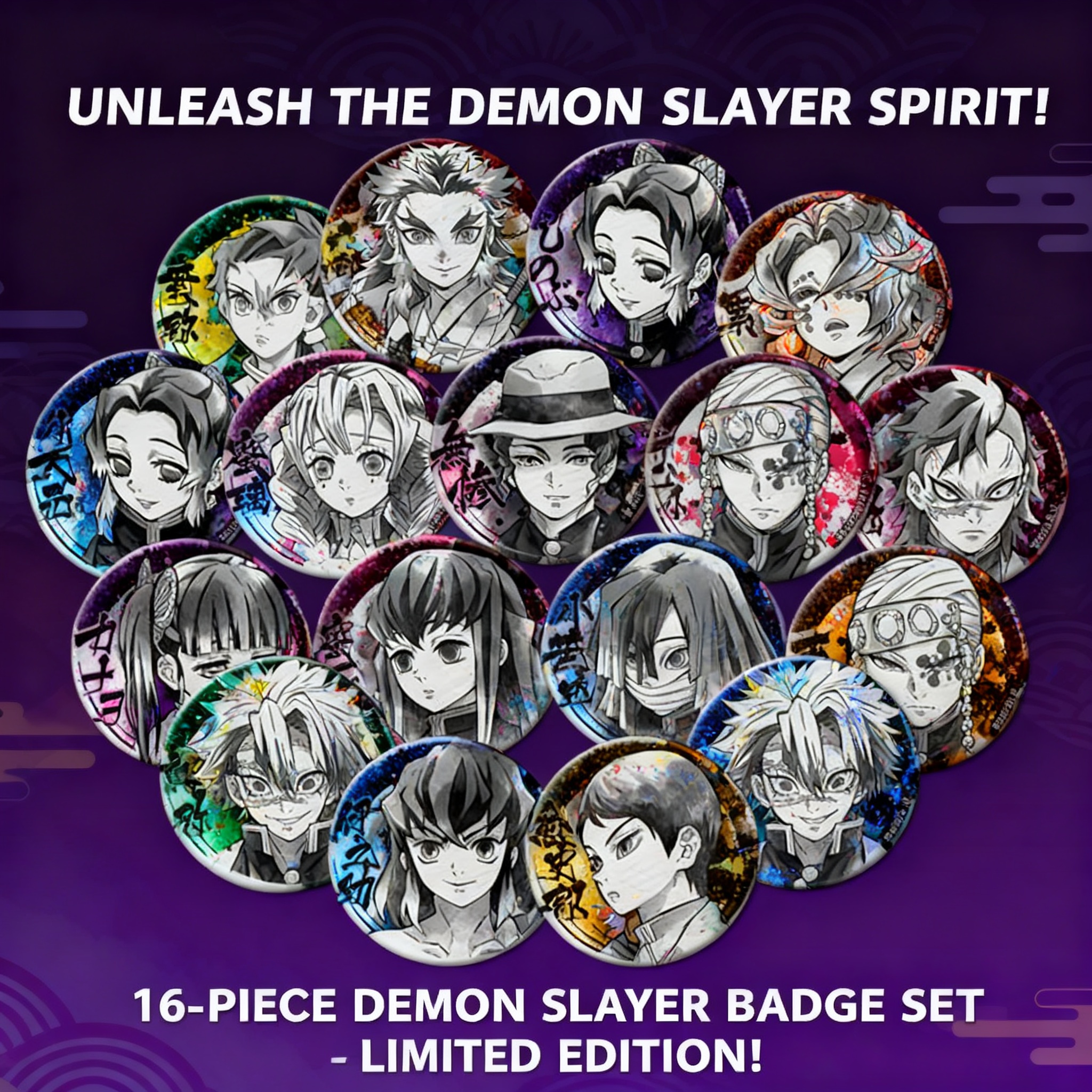 Anime Merchandise Business - Pin Bros Pin Badge Demon Slayer