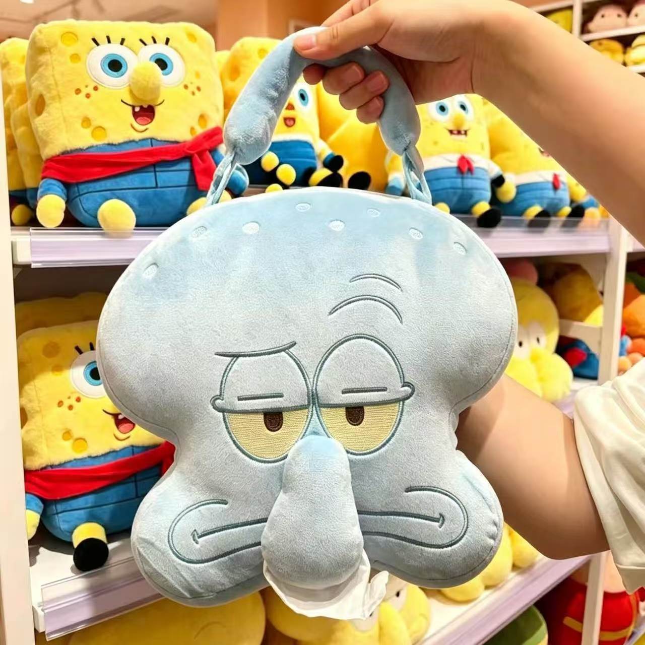 Anime Merchandise Box - Perlengkapan Anime SpongeBob SquarePants, Figur Squidward