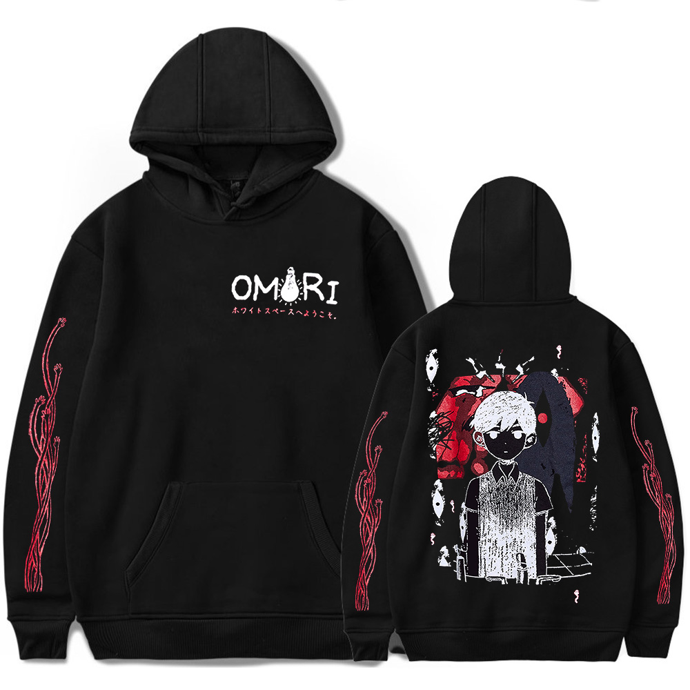 Anime Merch Hoodie - 2023 Omori Red Space Hoodie Merchandise