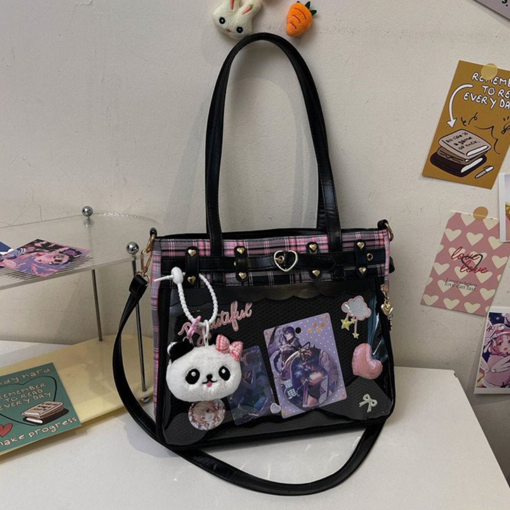Anime Merchandise Women - Y2K Kartun Anime Itabag Lattice Tas
