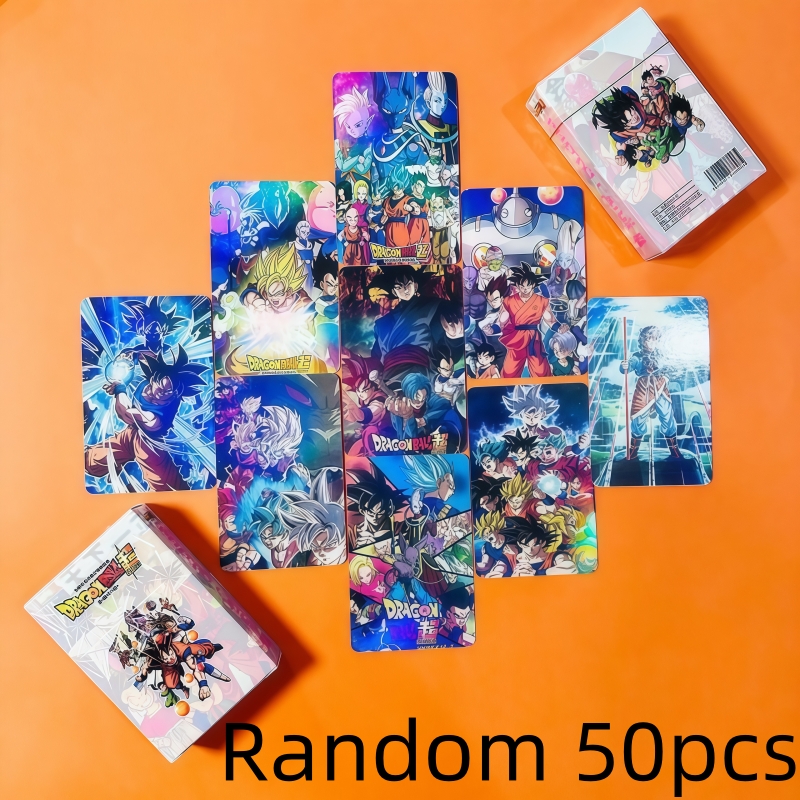 Anime Merchandise Box - 50pcs Kartu Holografik Dragon Ball merchandise