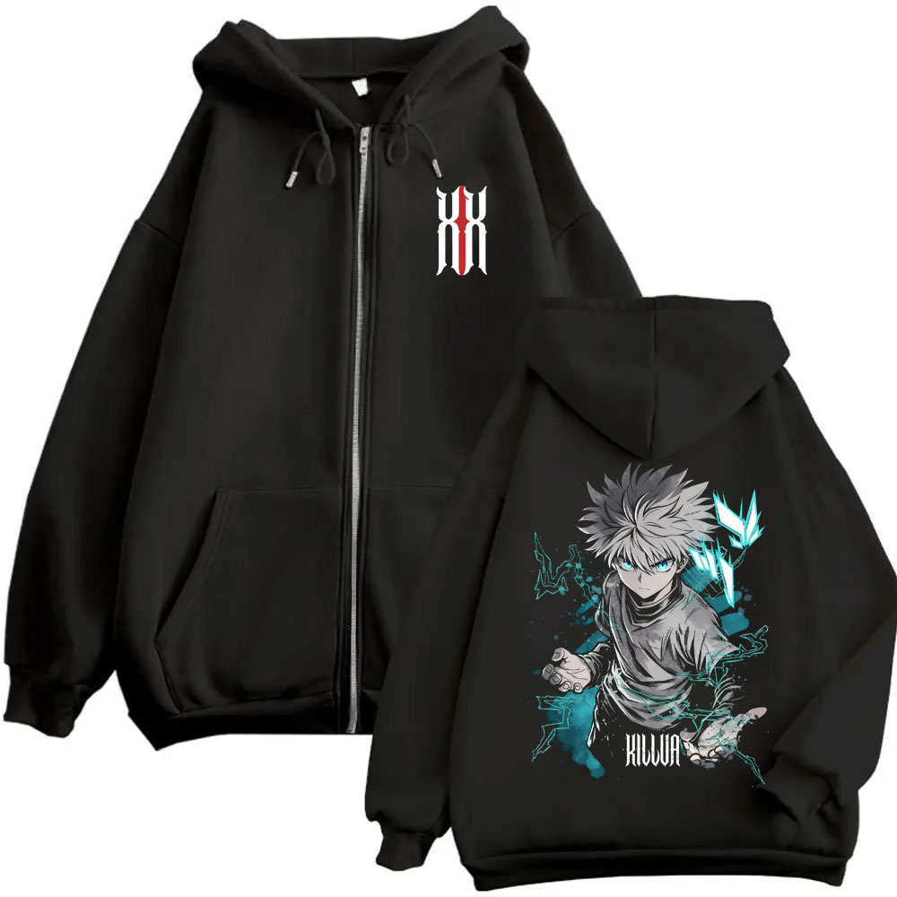 Anime Hunter X Hunter Killua Z - Anime Merch Hoodie ulasan dan harga