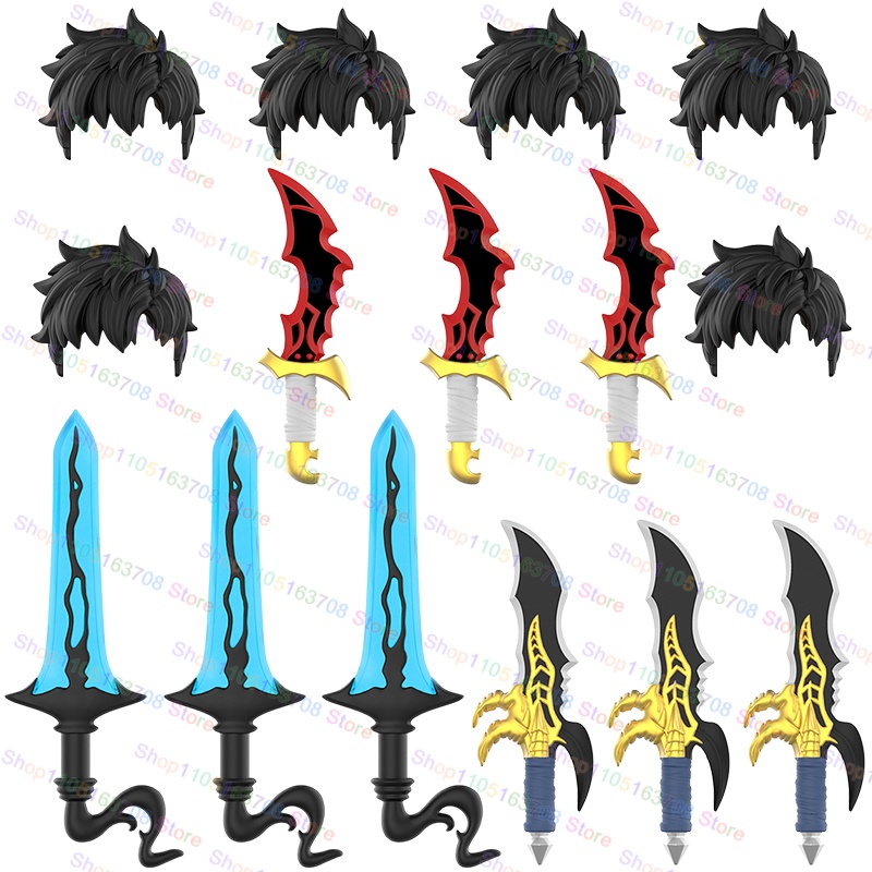 Mainan Blok Susun Figur Aksi M - Anime Merchandise Solo Leveling ulasan dan harga