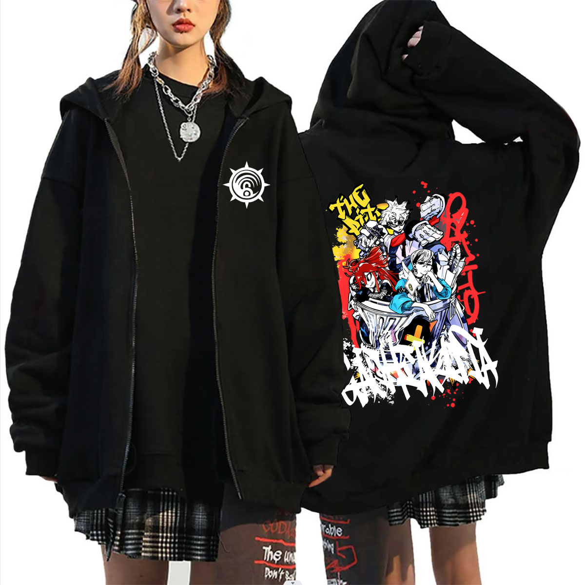 Hoodie Zipper Anime Gachiakuta - Anime Merch Hoodie ulasan dan harga