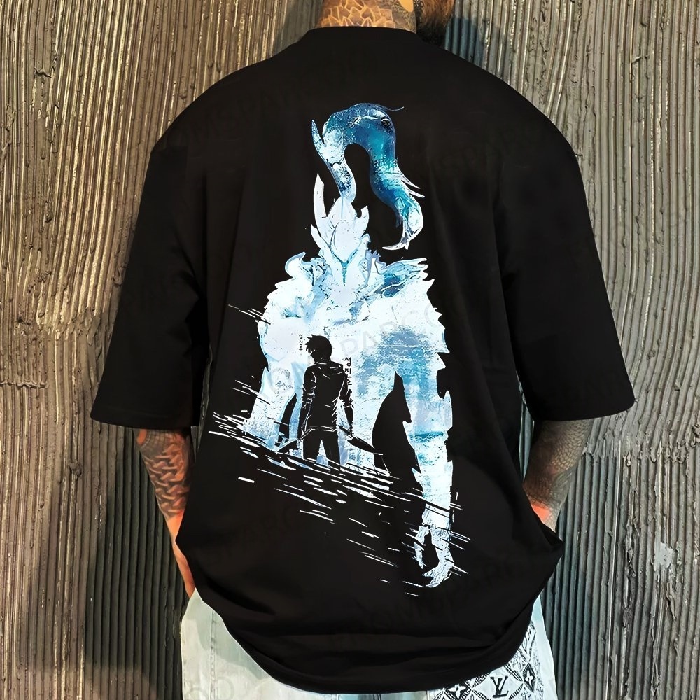 Kaus Anime Berlisensi Solo Lev - Anime Merchandise Solo Leveling ulasan dan harga