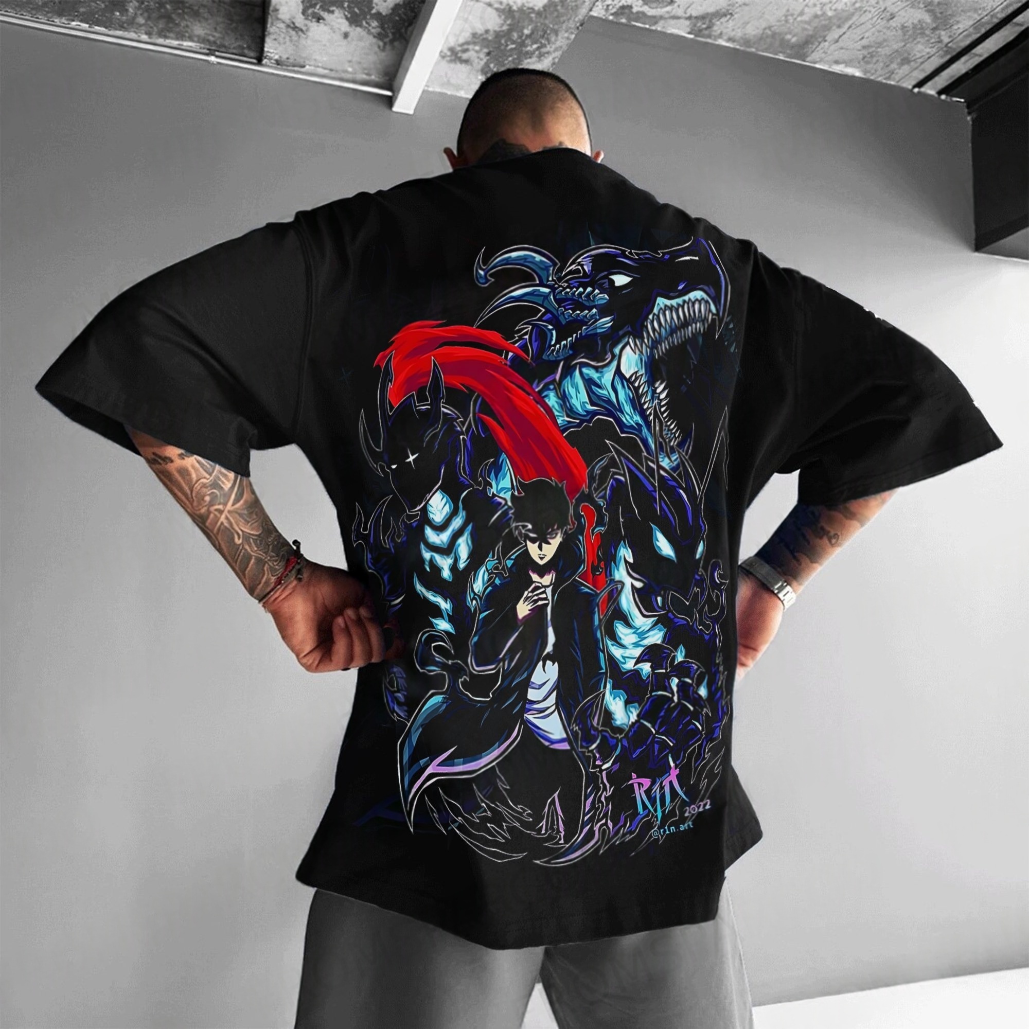 Kaus Anime Berlisensi Solo Lev - Anime Merchandise Solo Leveling ulasan dan harga