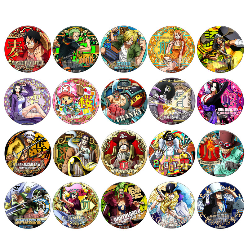 Lencana Anime One Piece Luffy  - Anime Merchandise Business ulasan dan harga