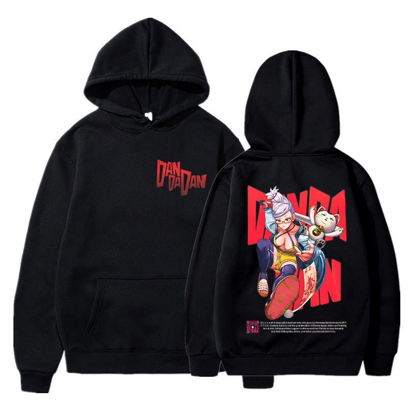 Hoodie Grafis Dandadan Ayase M - Anime Merch Hoodie ulasan dan harga
