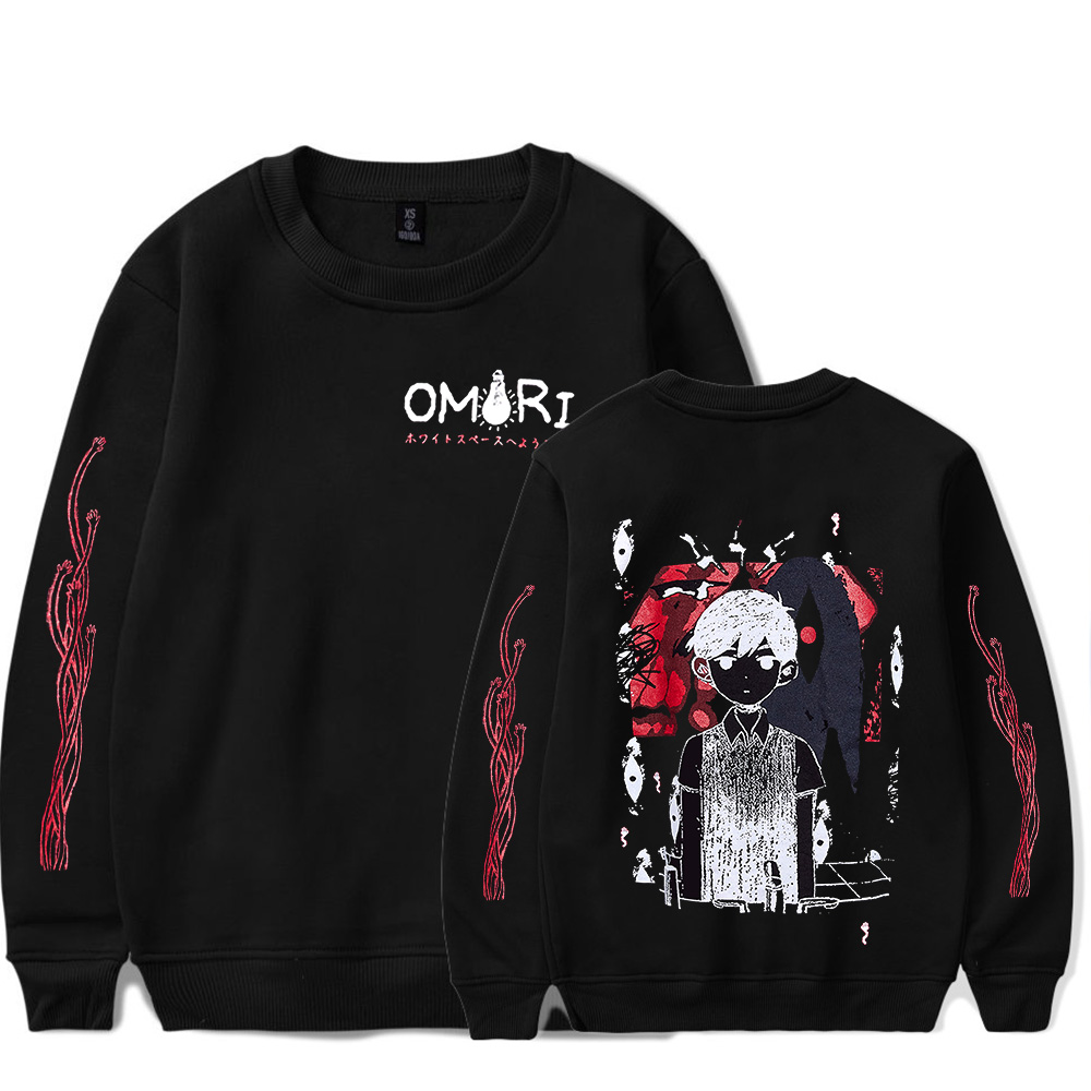 2023 Omori Red Space Crew Neck - Anime Merch Hoodie ulasan dan harga