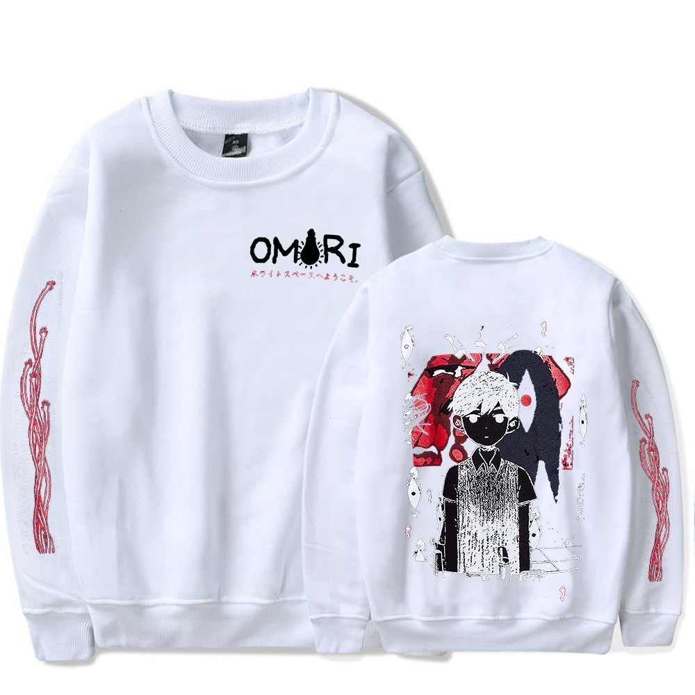 2023 Omori Red Space Crew Neck - Anime Merch Hoodie ulasan dan harga