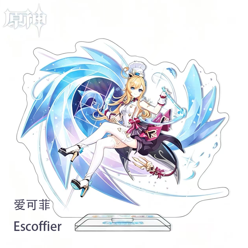 Genshin Impact Acrylic Stand F - Anime Cosplay Merchandise ulasan dan harga