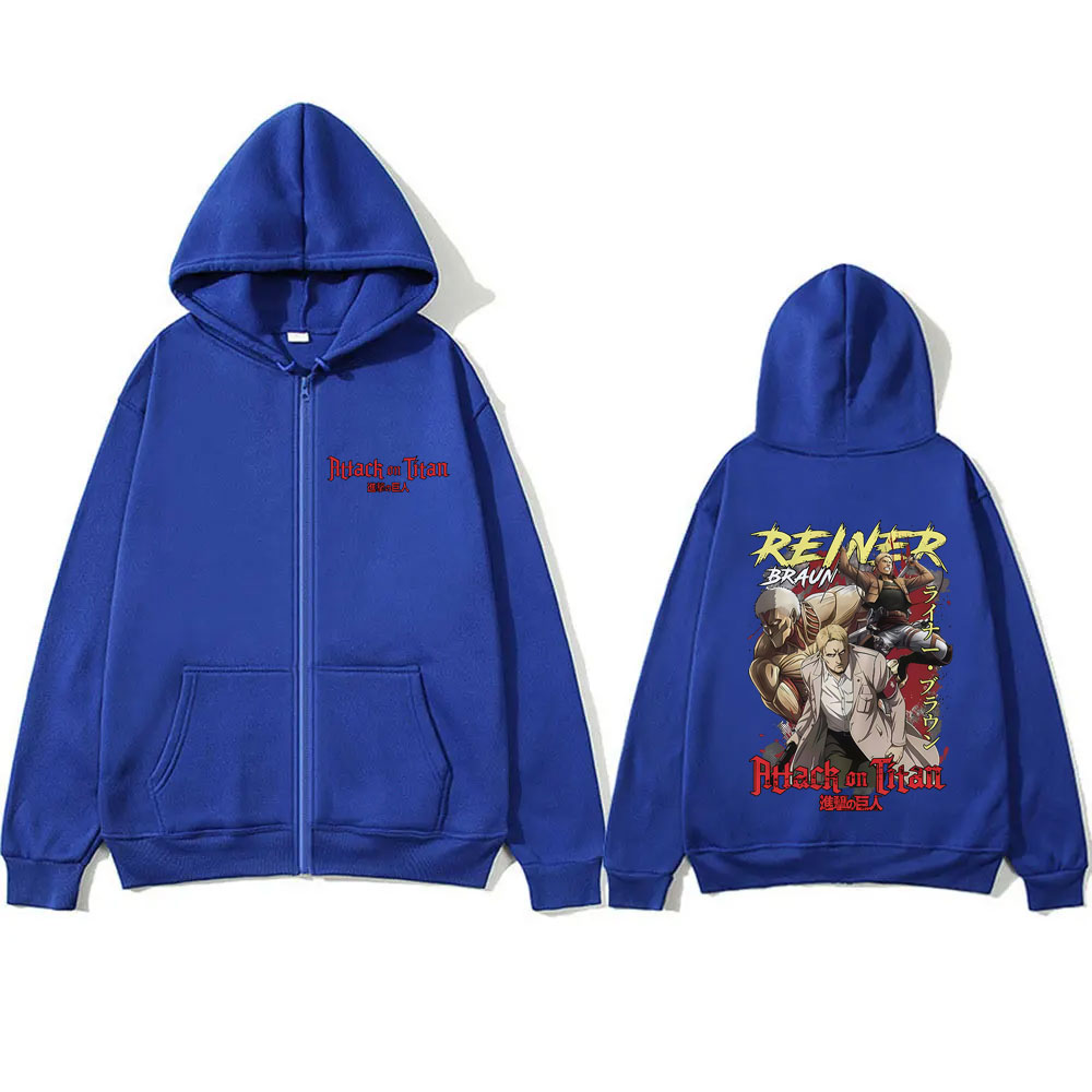 Hoodie Resleting Grafis Anime  - Anime Merch Hoodie ulasan dan harga