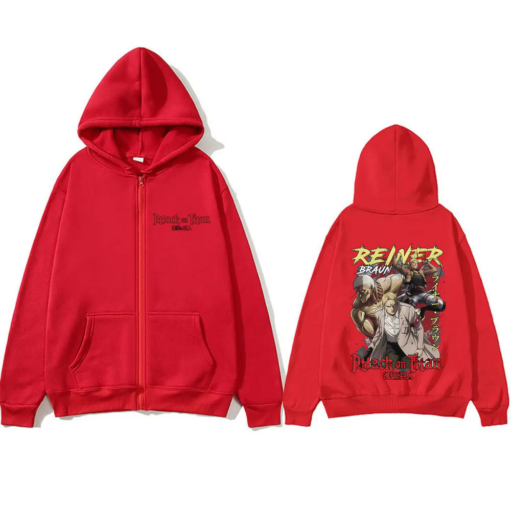 Hoodie Resleting Grafis Anime  - Anime Merch Hoodie ulasan dan harga