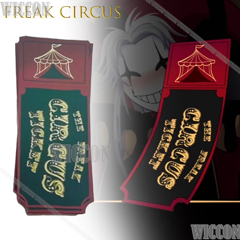 Kartu Tiket Freak Circus Merah - Anime Merchandise Women ulasan dan harga
