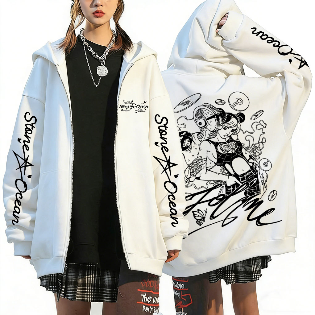 Anime Jojo Bizarre Adventure J - Anime Merch Hoodie ulasan dan harga