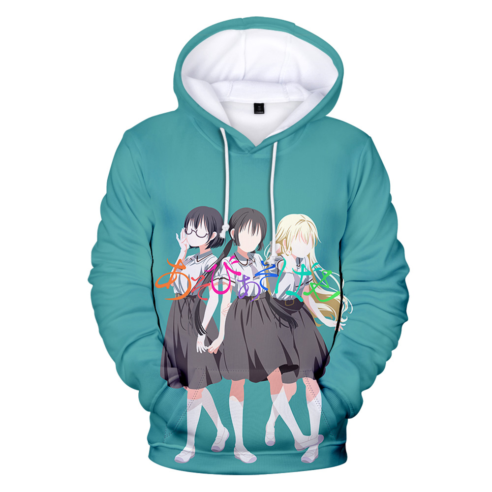 Asobi Asobase Merch Hoodie Uni - Anime Merch Hoodie ulasan dan harga