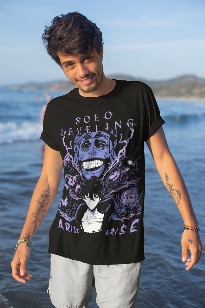 Solo Leveling T-Shirt Anime Ma - Anime Merchandise Solo Leveling ulasan dan harga