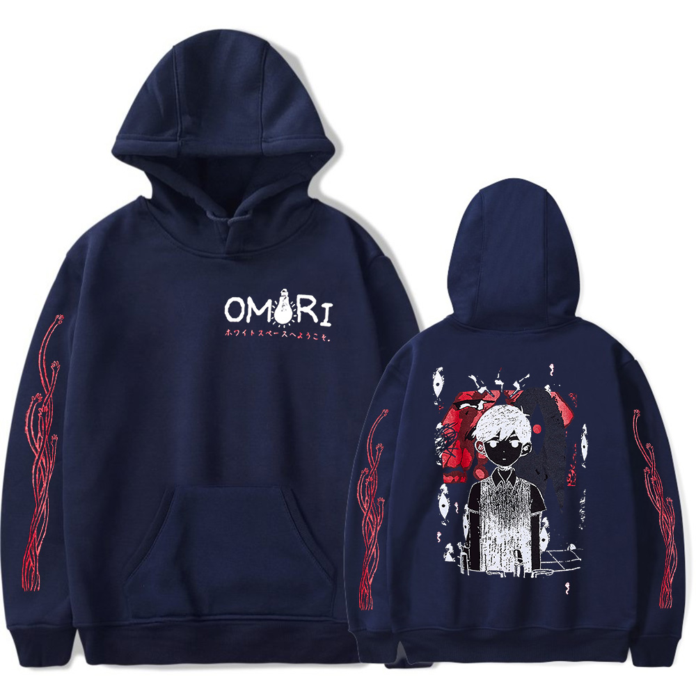 2023 Omori Red Space Hoodie Me - Anime Merch Hoodie ulasan dan harga