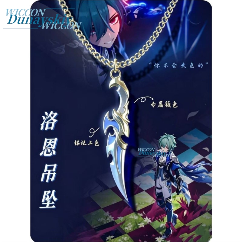 Kalung Liontin Bertema Genshin - Unique Anime Merchandise ulasan dan harga