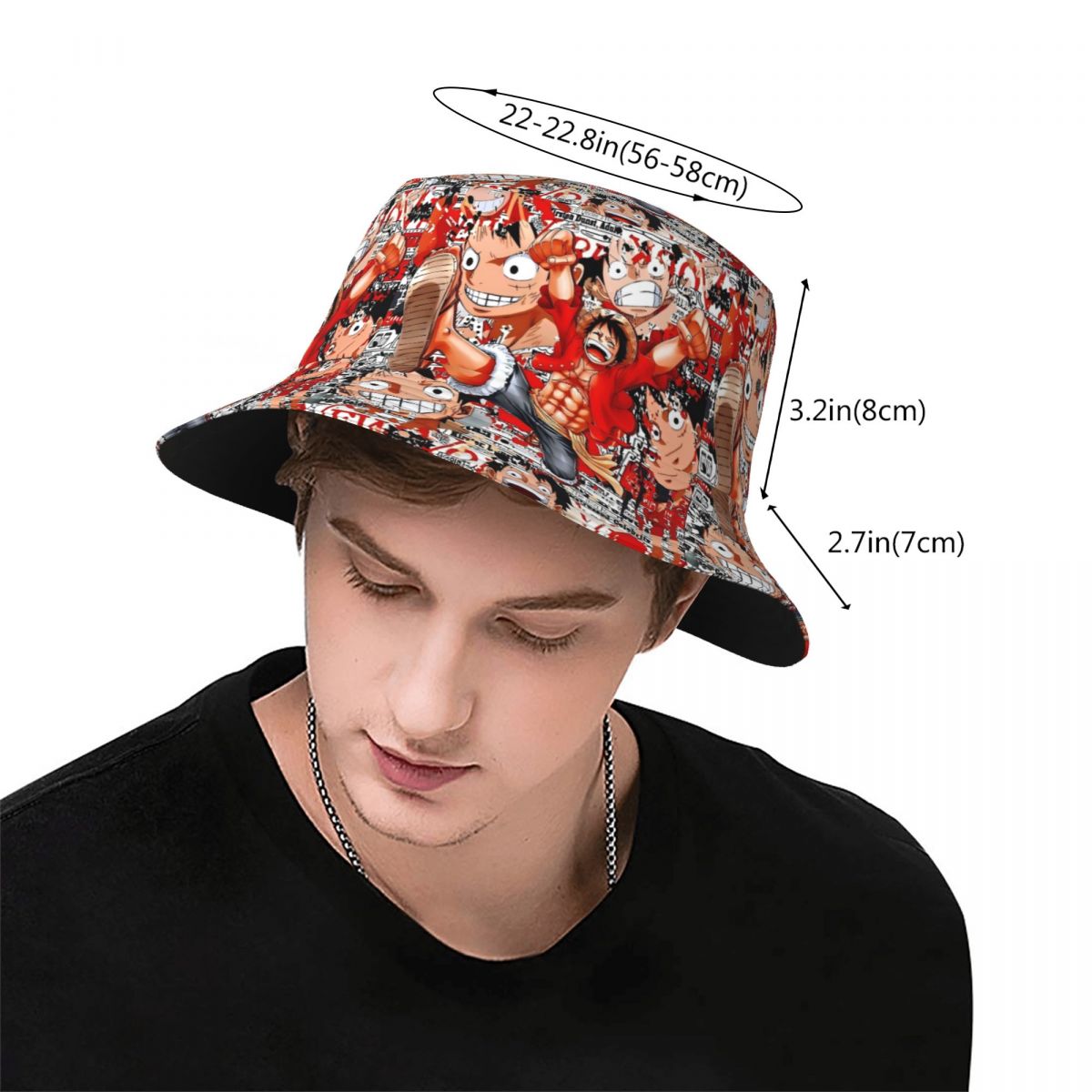 Topi Ember Anime One Piece Luf - Anime Merchandise Women ulasan dan harga