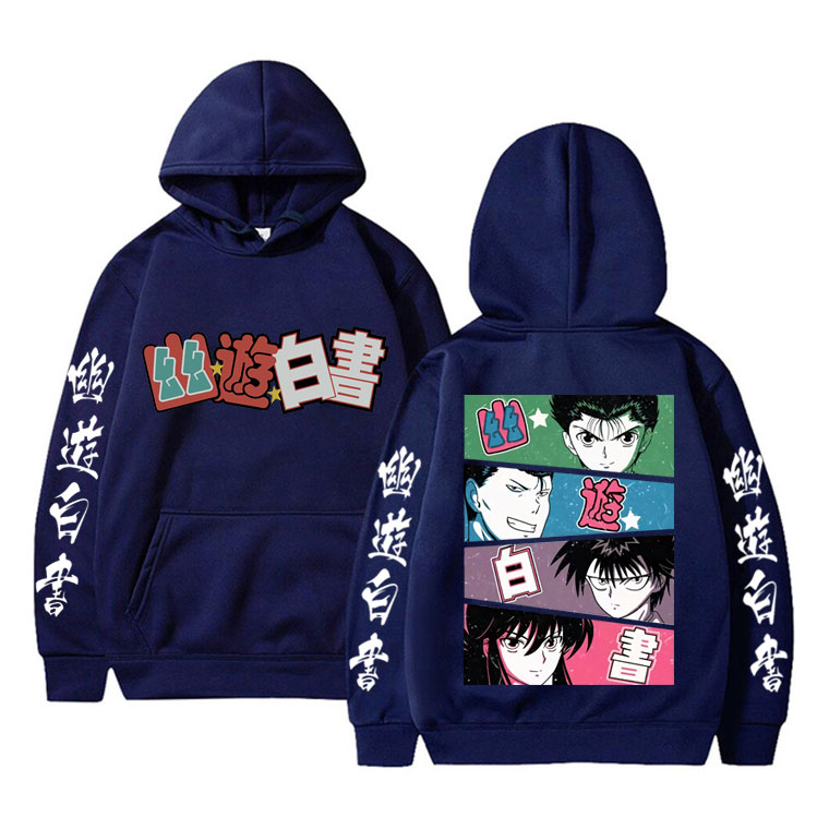 Hoodie Merchandise Anime YuYu  - Anime Merch Hoodie ulasan dan harga